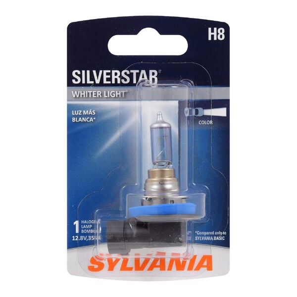SYLVANIA H8 SilverStar Halogen Fog Bulb, 1 Pack, , hi-res